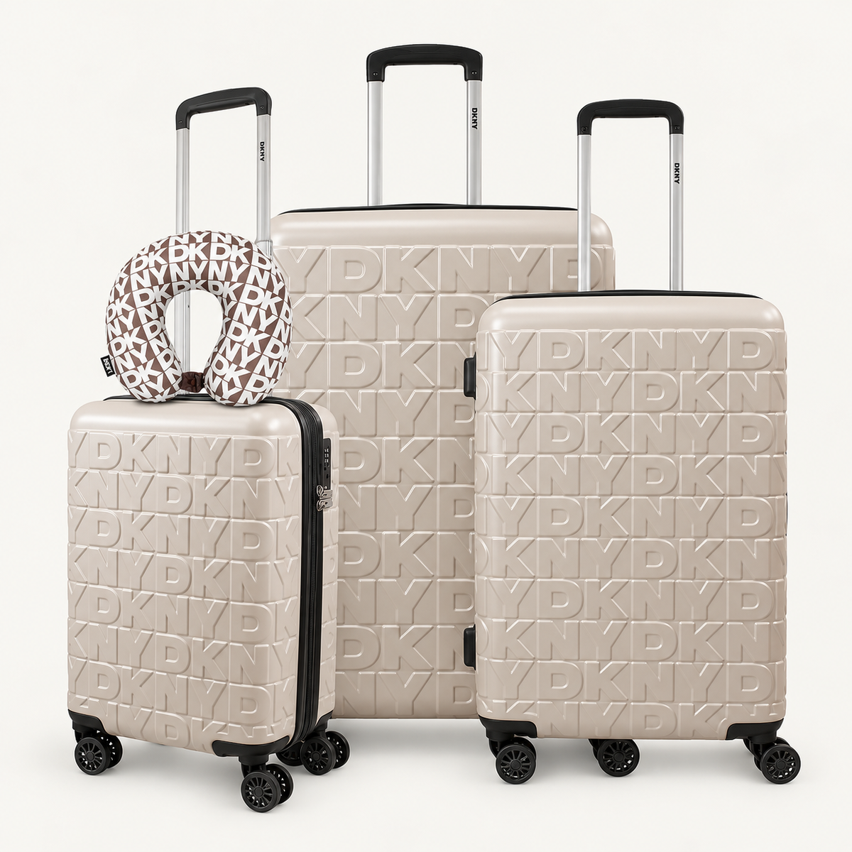 Set Maletas S+M+L Meghan + Almohada de viaje