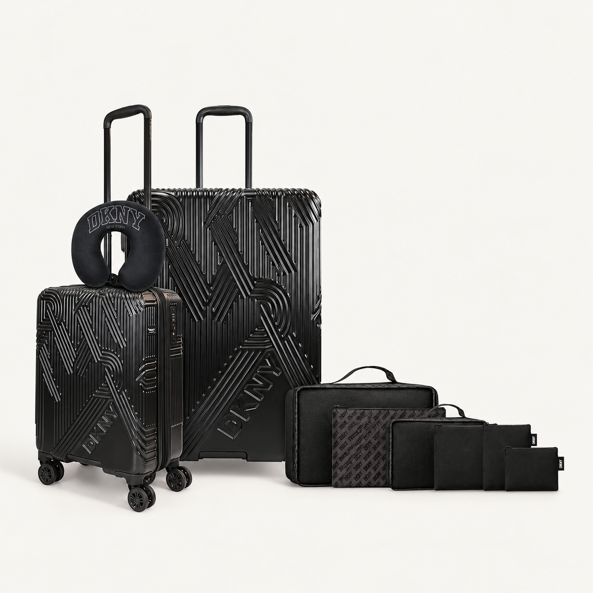 Pack 2 Maleta S+L City Scape + Almohada + 6 organizadores