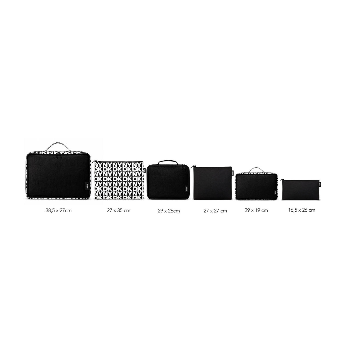 Set 6 Organizadores de Viaje Packing Cubes Metropolitan blanco