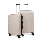 Pack 2 maletas M + L Meghan beige