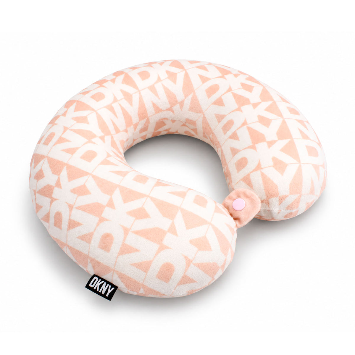 Almohada de Viaje Memory Foam rosa pastel