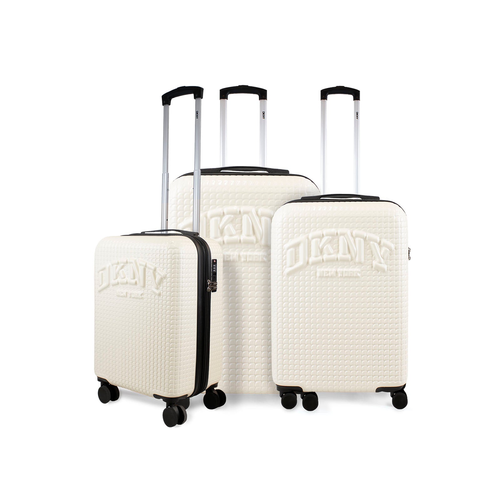 Set 3 maletas S + M + L Hot Town blanco