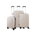 Set 3 maletas S + M + L Meghan beige