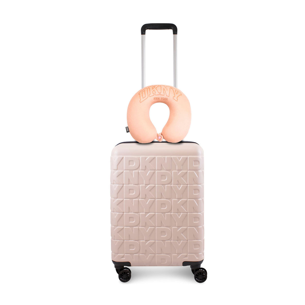Pack Maleta de Cabina Meghan + Almohada de Viaje rosa