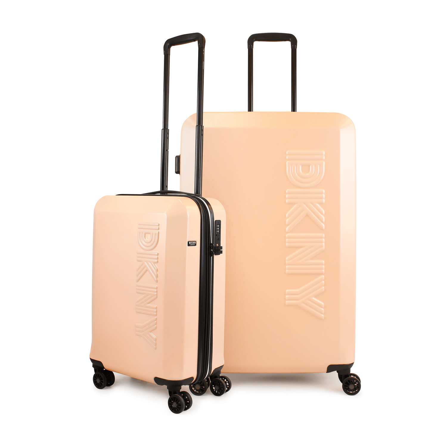 Pack 2 maletas S+L Lumina nude rosado