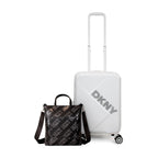 Pack Maleta de cabina Woman + Bolso Tote Tilly DKNY blanco