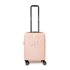 Maleta de cabina DKNY Luxe nude rosado