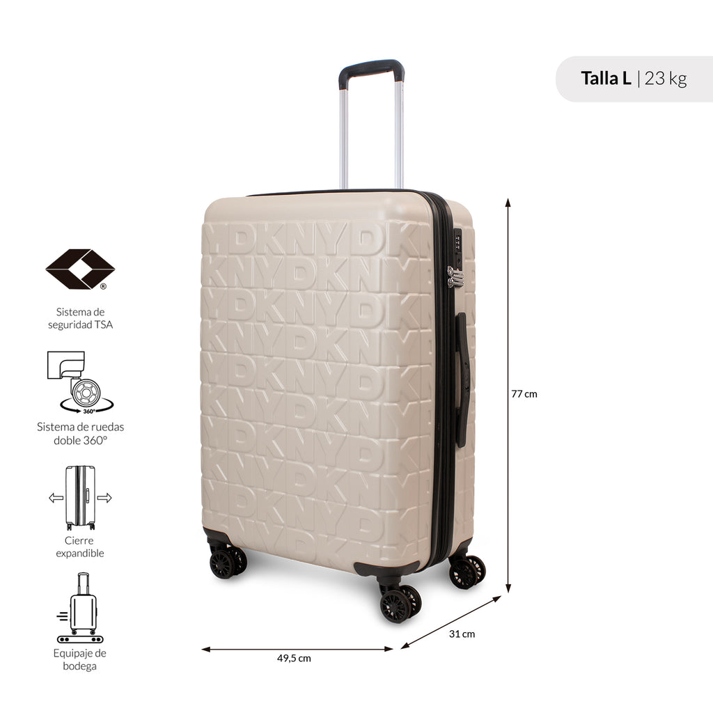Maleta Grande Meghan beige