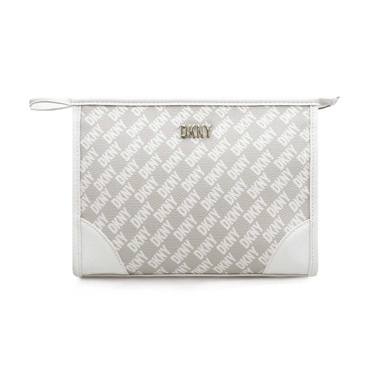 Cosmetiquero Signature Slanted M blanco