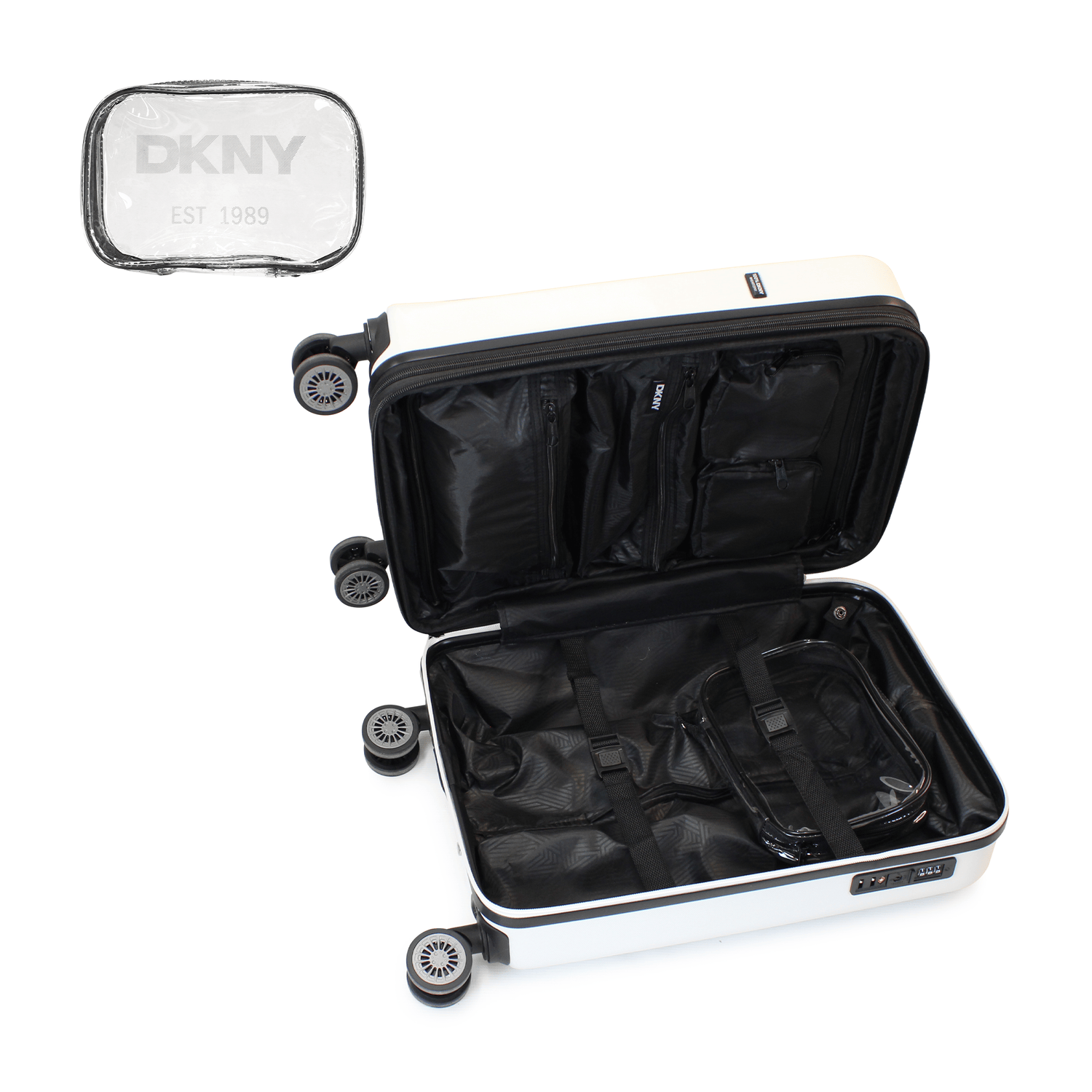Pack 2 maletas S+L Luxe blanco