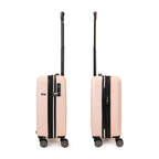 Maleta de cabina DKNY Luxe nude rosado