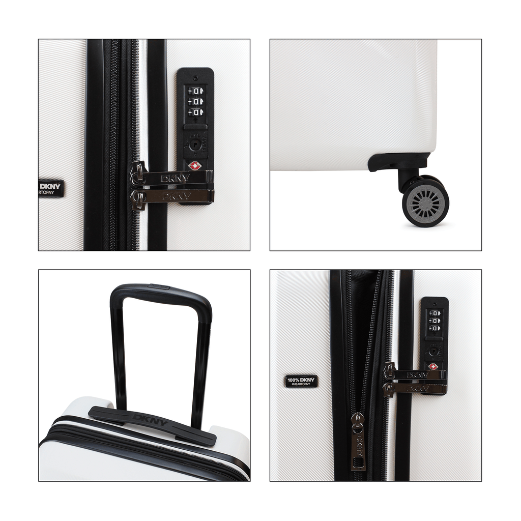 Pack 2 maletas S+L Luxe blanco