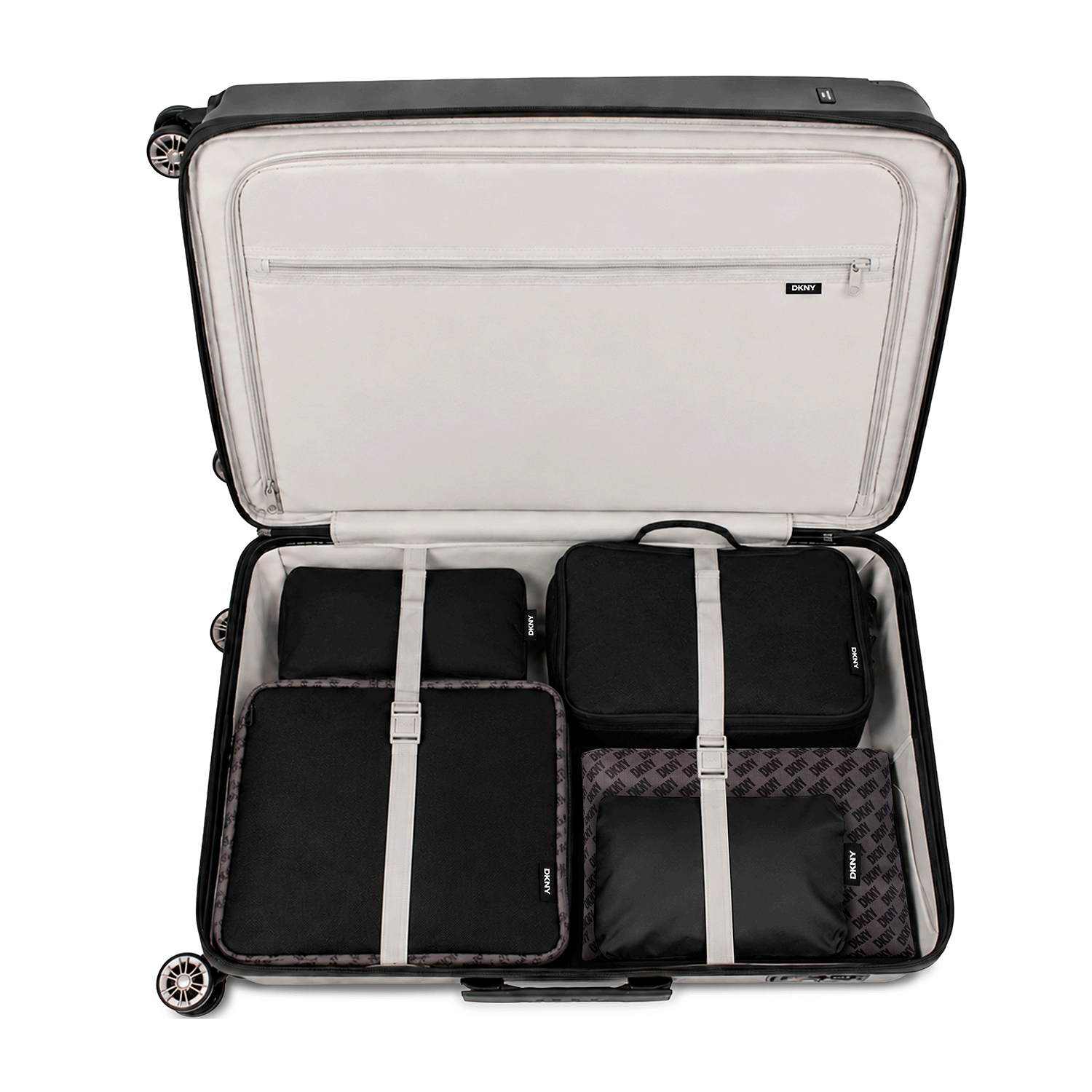 Set Maletas S+M+L Meghan beige + Almohada + Organizador beige