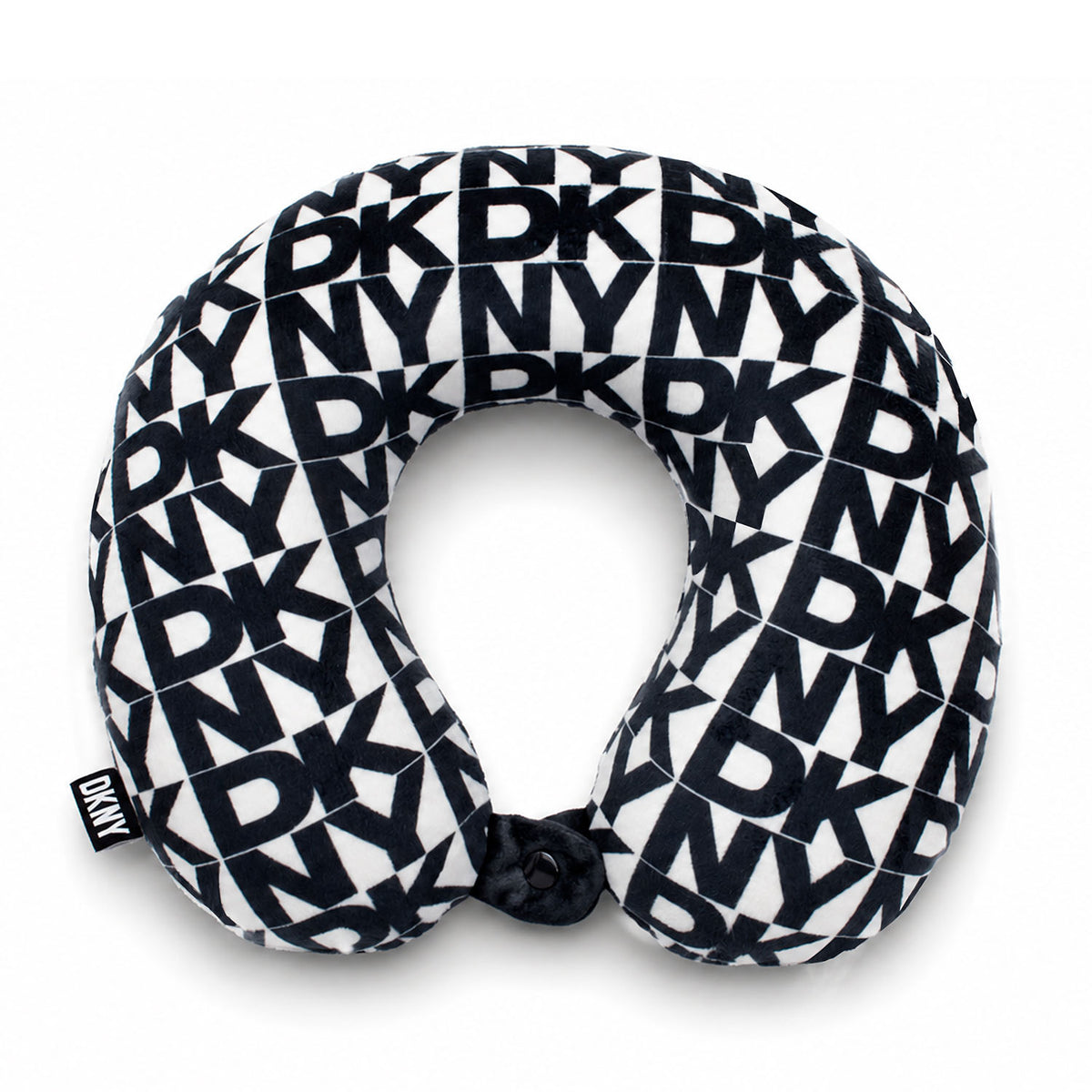 Almohada de Viaje Memory Foam DONNA KARAN letras negro