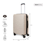 Pack 2 maletas M + L Meghan beige